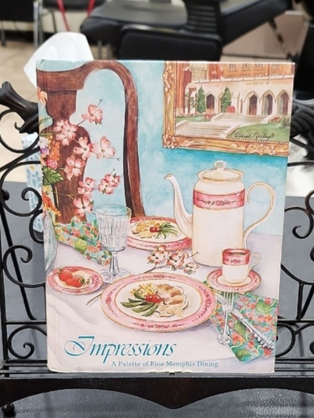 VINTAGE 'IMPRESSIONS: A PALETTE OF FINE MEMPHIS DINING' COOKBOOK